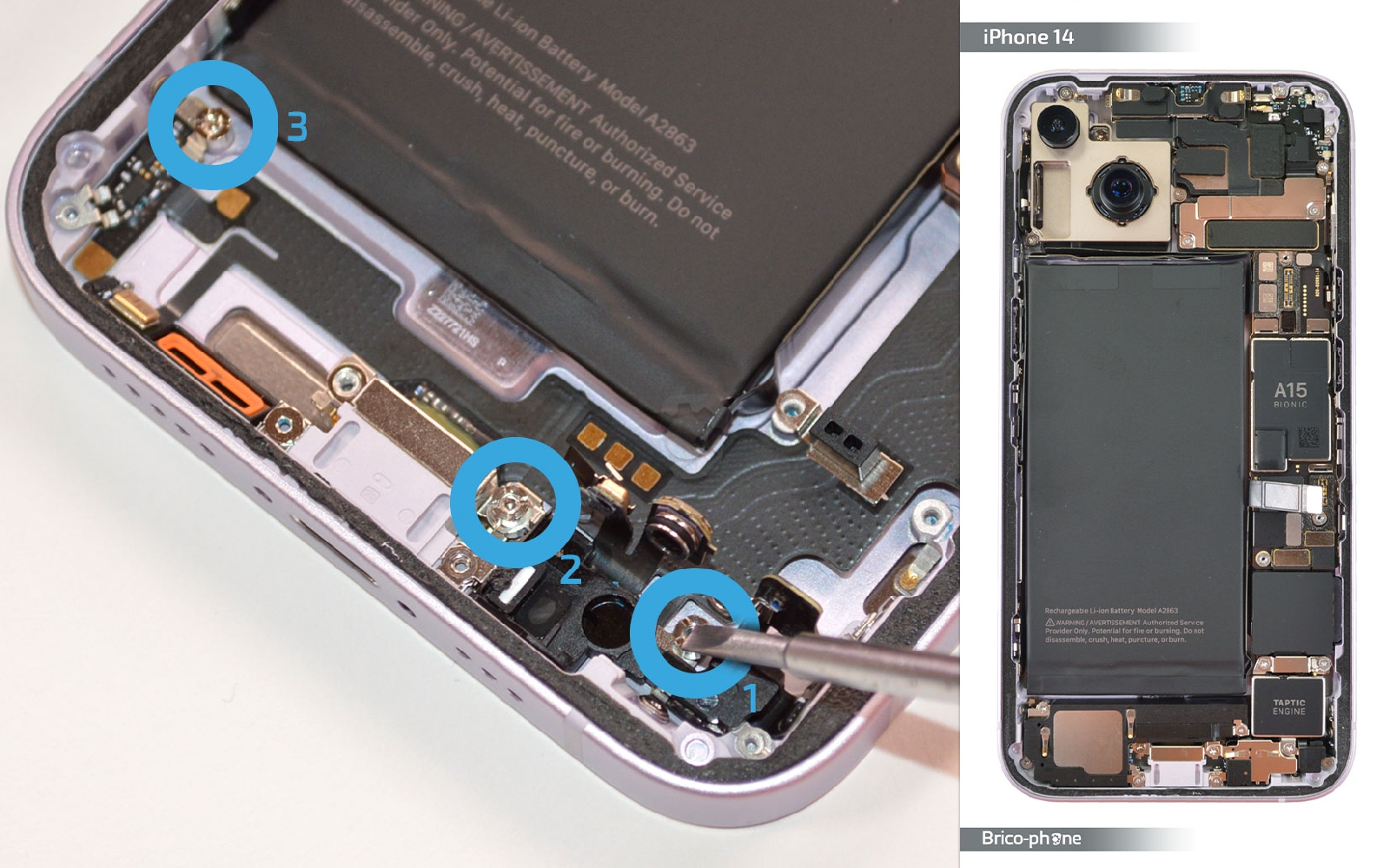 Comment changer le connecteur de charge sur iPhone 14 photo 2